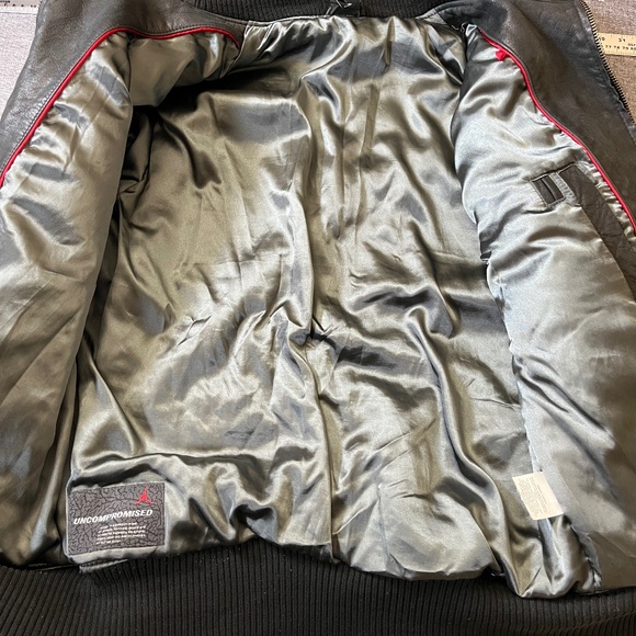 Nike Vintage Air Jordan Leather Jacket - Men's Size L - Black - Picture 9 of 12